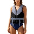 thumbnail image 2 of Universal Fit Adult Life Jacket PFD Coast Guard Approved, for Men and Women 90+ lbs, Lightweight Neoprene and Adjustable, Ideal for Boating, Kayaking & Water Sports, 2 of 7