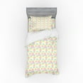 thumbnail image 2 of Ambesonne Pastel Bedding Set 4 Pcs, Colorful Paint Blots Spots, Queen, Pale Pink Multicolor, 2 of 3