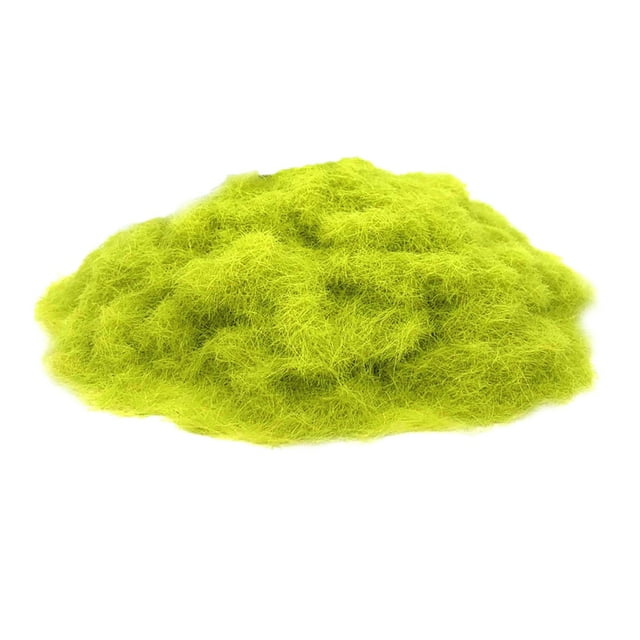 Mechones de hierba Hierba Estática en Miniatura, Modelo de de Jardín de Hadas de 5mm, de Arena, Polvo de Hierba , amarillo verde amarillo verde Magideal Mechones de hierba