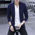 thumbnail image 5 of Suéter de punto para hombre, abrigo de color liso, ropa de hombre, cárdigan de negocios con bolsillos, chaqueta, réplica de alta calidad, nuevo en tops, 5 of 5