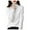 White, variant on Sweaters for Women Long Sleeve Mock Neck Merino Wool Sweater 2026 Fall Lightweight Soft Knit Pullover Tops