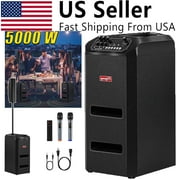 5000W Line Array Subwoofer Portable Speaker Battery Powered PA DJ Speaker System