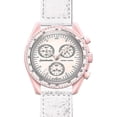 thumbnail image 4 of 11 Colors Ceramic Case Nylon Material Strap Comfortable To Wear Six-pin Multi-function Quartz Watch, 4 of 5
