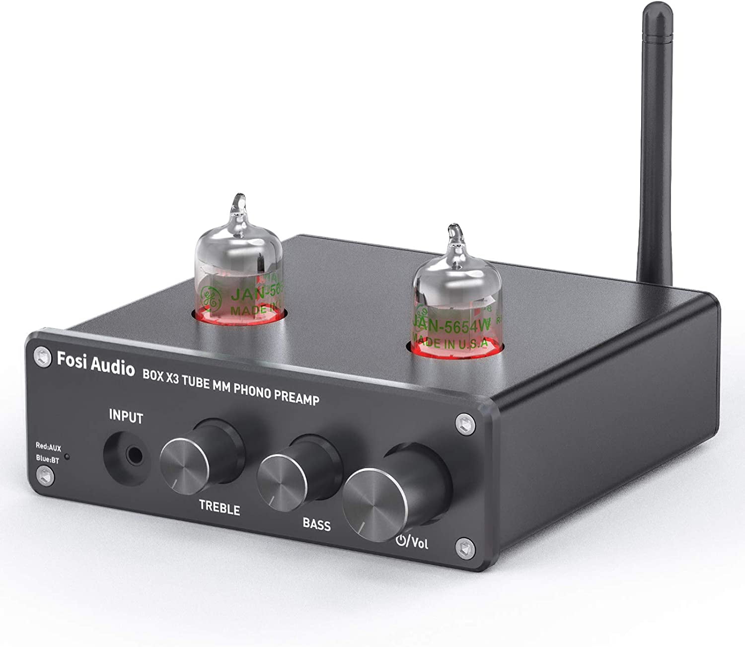 Fosi Audio Preamplificador de teléfono Box X2 para preamplificador de  fonógrafo de tocadiscos MM con Gain Gear Mini estéreo de audio Hi-Fi