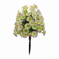 thumbnail image 2 of 1 Pack UV Resistant Faux Floral Shrub Potted, Realistic Fake Plants with Planter, Decorative Topiary Plant for Outdoor, Indoor, Porch, Garden, Patio Decor (White), 2 of 6