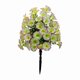 thumbnail image 2 of Flores artificiales en forma de trompeta con estacas para jardín exterior de 16,14 pulgadas,flores artificiales blancas,sin mantenimiento para interiores,patio,balcón o, 2 of 6