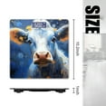 thumbnail image 2 of High Precision Body Weight Scale Smart Bathroom Scales with Large LCD Display(400lbs),Decorative for Bedroom-Cute White And Blue Cow With Yellow Daisies On Head, 2 of 4