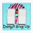 thumbnail image 1 of Metal Light Switch Plate Outlet Cover (Design - Double Rocker), 1 of 2