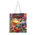 thumbnail image 1 of Garbage Pail Kids Bolso de tela con estampado de lienzo para mujer, bolsa de compras reutilizable y estética, con cremallera interior, regalo para mujer,40*45cm., 1 of 6
