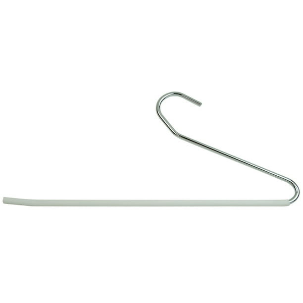 Econoco Sps 15 Deluxe S Style Slack Hanger With White Vinyl Sleeve Sold In Pack Of 100 Walmart Com Walmart Com