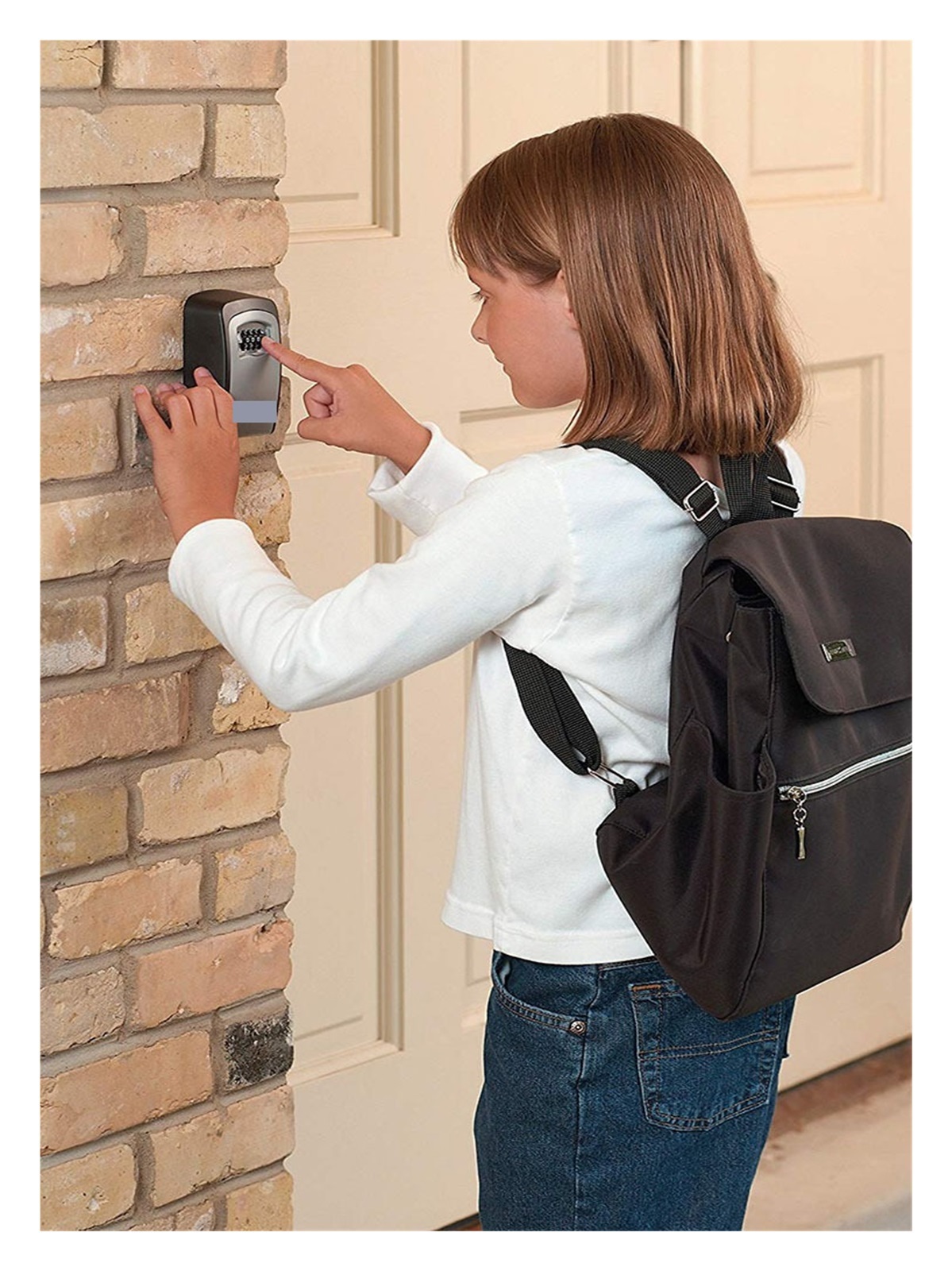 Lock Outdoor Waterproof Key Safe ,Password Storage Box Alloy Material Key Security Storage Box