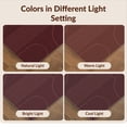 thumbnail image 7 of Design&I 8'x10' Washable Area Rug Deep Burgundy Geometric Lines and Curves Elegant Minimalist Design with Architectural for King Size Bedroom, Under Bed, Sleek Flatweave Pet Friendly, 7 of 7