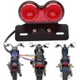 thumbnail image 2 of Universal Chrome Skeleton Style Tail Rear Brake Running and Turning Light for Motorcycles, 2 of 3