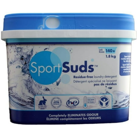Sport Suds Detergent, 1.8 kg Tub, 140  Loads