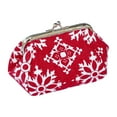 thumbnail image 2 of Limei Printed Coin Purse Vintage Pouch Buckle Clutch Bag Kiss-lock Change Purse Floral Clasp Closure Wallets For Women Girl, 2 of 7