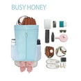 thumbnail image 6 of BUSY HONEY 2pcs Athletic bags，Bags for sports，All purpose sport bags，Versatile Drawstring Gym Backpack with Shoe Compartment, Multiple Pockets & Water-Resistant Material, 6 of 7