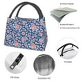 thumbnail image 4 of Disketp Rose Flowers Insulated Bags, Insulated Cooler Bag Totes for Lunch Beach Camping, 4 of 6
