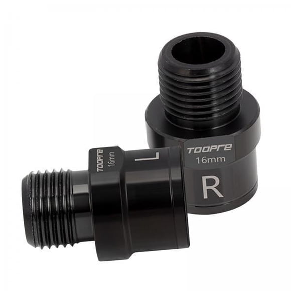 2x Extensores de pedal de , 1 extensor de pedal de , espaciador de pedal extendido, piezas de repuesto para pedales roscados Zulema Extensores de pedal de bicicleta