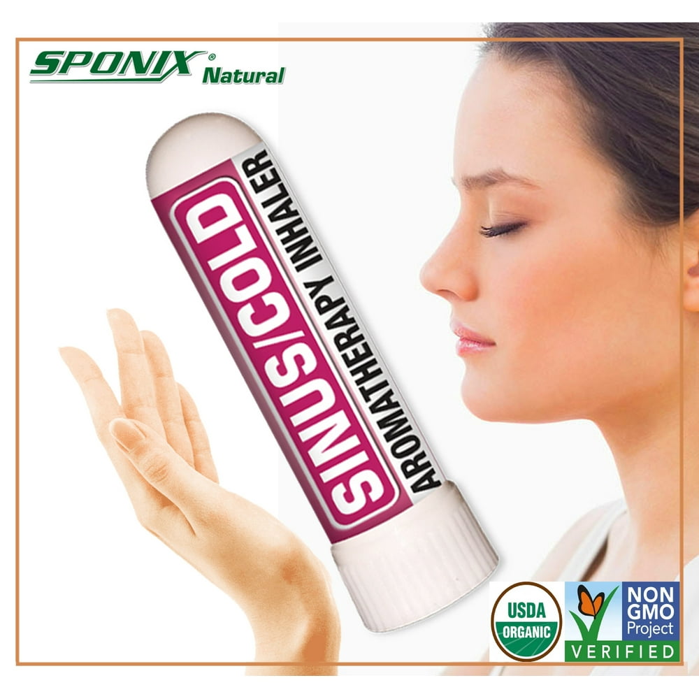 Nasal Inhaler Aromatherapy Sinus/Cold Made with 100 Pure Therapeutic