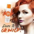 Temporary Hair Color Spray, Tiger Orange, NonSticky, NonDamaging Hair Dye Instant Vivid Hair