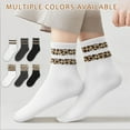 thumbnail image 3 of unbranded 6 Pares De Calcetines Deportivos De Animal Print Leopardo Para Mujer, 3 of 7