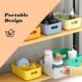 thumbnail image 4 of 7-pack Plastic Storage Basket, Multiple Color Storage Boxes, Organizing Bins for Kitchen Storage, storage boxes for shelves cupboard organizer, Office, School and Home, 4 of 5