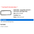 thumbnail image 2 of Grille Shell - Compatible with 2011 - 2016 Ford F-350 Super Duty 2012 2013 2014 2015, 2 of 2