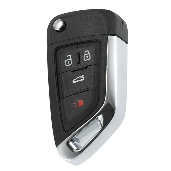 4 Button Key Fob Case Keyless Entry Remote Key Shell for Chevrolet Cruze 2011-2016 without Blade No Chip