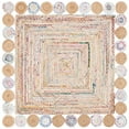 thumbnail image 5 of SAFAVIEH Cape Cod Kyle Braided Area Rug, 5' x 7' Oval, Beige/Multi, 5 of 9