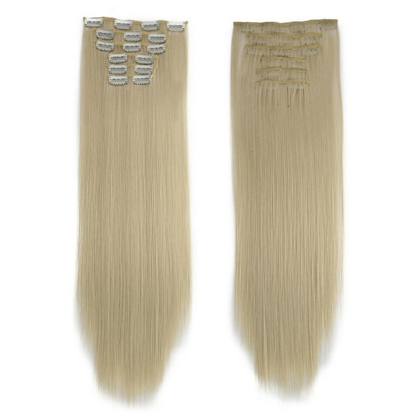 Kiplyki Wholesale Fashion Hair Long Clip In Hair Extensions Full Head  Straight Wig 