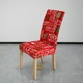 thumbnail image 4 of Skksst Stretch Dining Chair Cover Christmas Holiday Home Decor Seat Portector Slipcover, Set of 2, 4 of 6