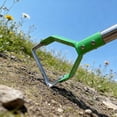 thumbnail image 3 of BotaniNest Stirrup Hoe Gardening With Hollow Trapezoidal Head For Loosening Soil Digging Steel Hand Hoe Rake Scraper, 3 of 6
