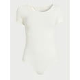 thumbnail image 5 of Scoop Women’s Crew Neck Bodysuit with Short Sleeves, Sizes XS-XXL, 5 of 5