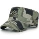 thumbnail image 5 of Gorra de béisbol de primavera y otoño, gorra militar plana de payaso simple para exteriores, gorra bordada con camuflaje, 5 of 5