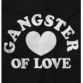 thumbnail image 2 of Cool Funny Gangster of Love Heart Hoodie Sweatshirt Women Brisco Brands S, 2 of 4