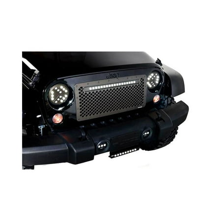 Putco 270524BL Billet Grille, Aluminum Grille Insert Fits select: 2015-2017 JEEP WRANGLER UNLIMITED, 2012-2014 JEEP WRANGLER
