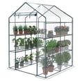 thumbnail image 4 of EDX 56-Inch Portable Walk-In Greenhouse, Non-Frame Design for Garden and Patio, Indoor and Outdoor Use, Transparent, 4 of 6