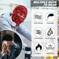 thumbnail image 4 of 2 Pack Distressed Balaclava Ski Mask Camo Knitted Face Mask for Men Women, Winter Windproof Neck Warm Balaclava, 4 of 7