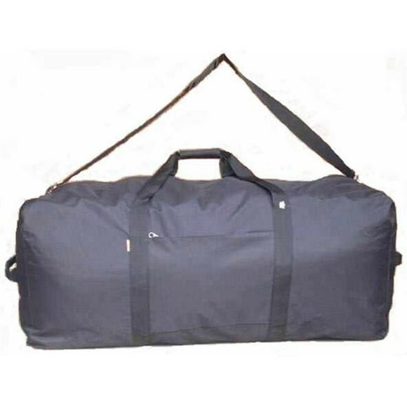 600D Polyester Square Cargo Duffel Bag - 42 x 20 x 20 in. Black