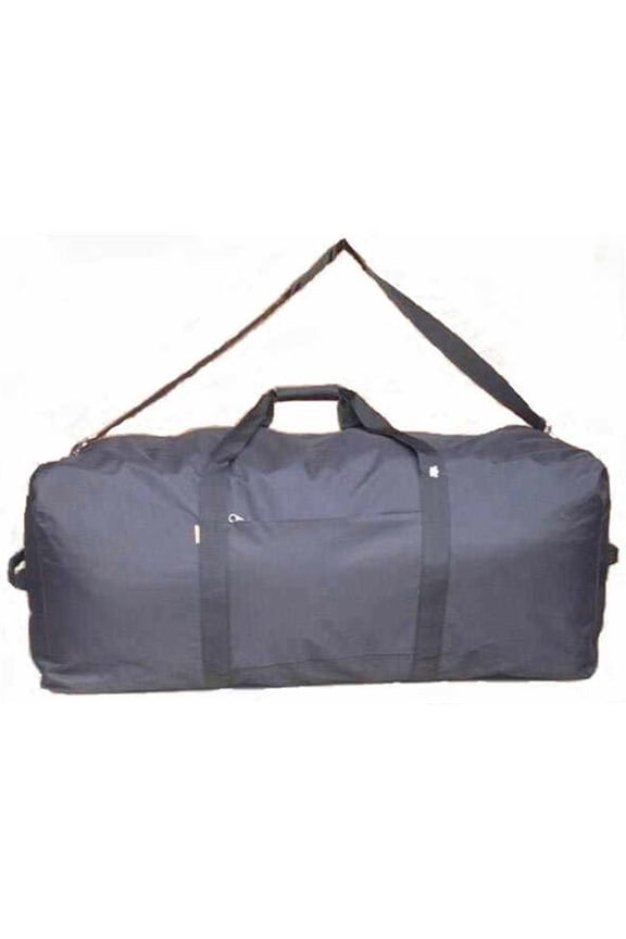 600D Polyester Square Cargo Duffel Bag - 42 x 20 x 20 in. Black