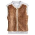 thumbnail image 2 of Epic Threads Girls’ Faux Fur Vests, Gray, Large, 2 of 5