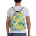 thumbnail image 2 of Easygdp Lemon Drawstring Backpack, Beach Sackpack, Travel Sackpack Lightweight for Sports, Gym, Travel, Swimming - Small, 2 of 9