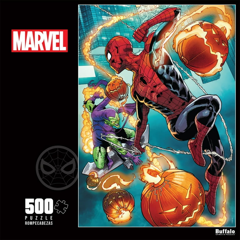 Buffalo Games Puzzle Marvel 500 Pezzi – The Amazing Spider-Man #24 Variant – 54x38 Cm – Poster Incluso – Adulti E Ragazzi