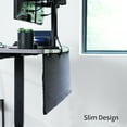 thumbnail image 3 of VIVO Black Under Desk Privacy & Cable Management Sleeve Panel 60" Kit, 3 of 8