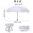 thumbnail image 2 of Unique Bargains Lightweight Mini Compact Windproof Folding Umbrella Purple [Circular Handle], 2 of 6