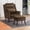 Dark Brown, variant on Mcombo Modern Accent Club Arm Chair, Velvet Upholstered with Metal Legs 4278 (Dark Grey)