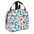 thumbnail image 2 of Disketp Block Dinosaur Bolsa Térmica para Almuerzo para Hombre y Mujer, Ideal para Trabajo, Senderismo y Picnic, 2 of 8