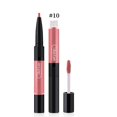 thumbnail image 3 of 2 en 1 delineador de labios de doble extremo delineador de labios líquido de larga duración herramienta cosmética de maquillaje 10 #, 3 of 8