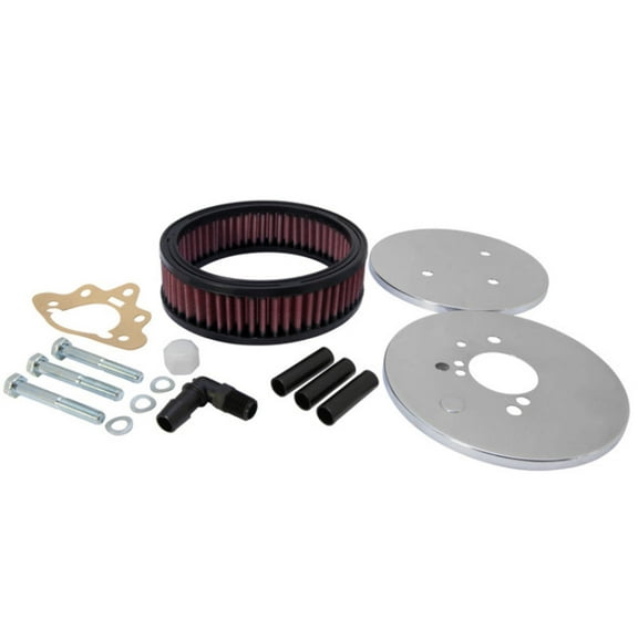 KN Custom Round Racing Assembly Red 5.875in OD x 2.406in ID x 1.75in Height