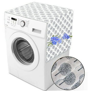 Home Laundry Machine Cover Top Load Washer Dryer Cover With Cartoon Pattern  Zippers Waterproof Washing Machine Wrap For Home